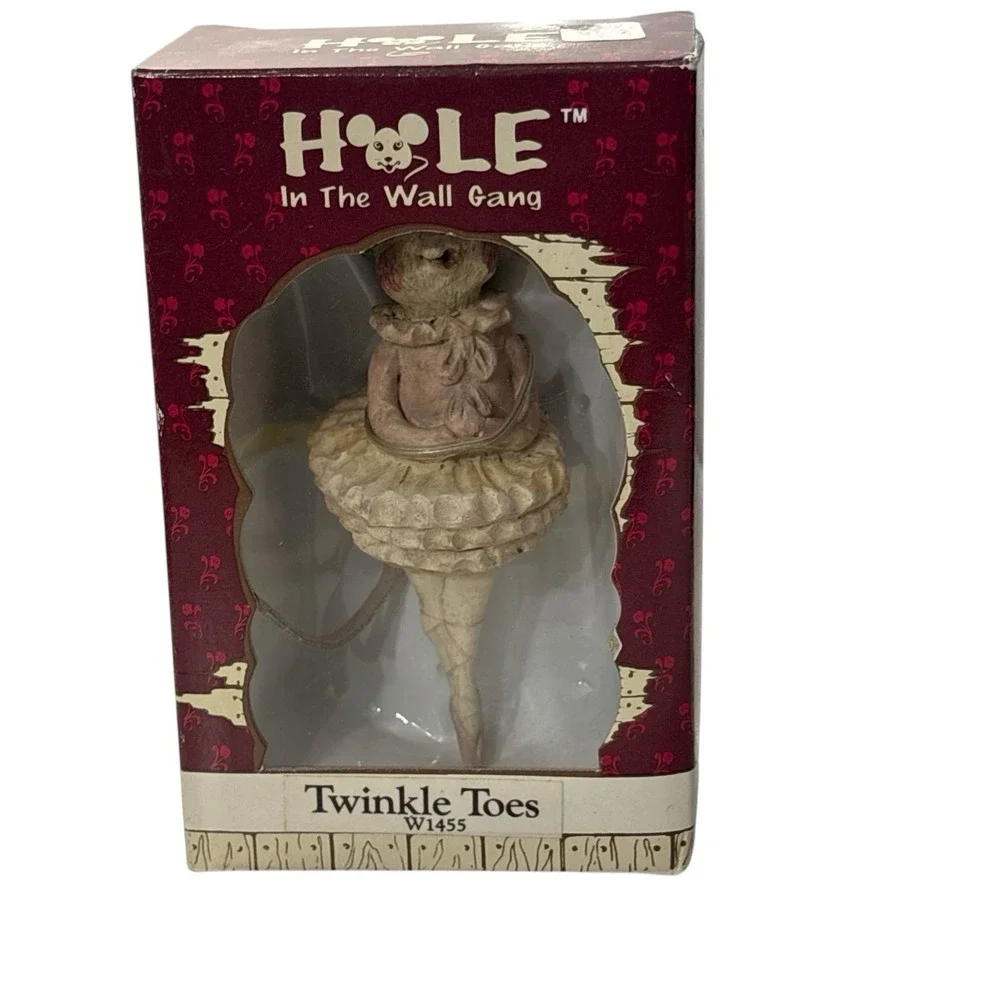 Hole In The Wall Gang Twinkle Toes Ballerina Mouse W1455 With Box Kurt Adler VTG
